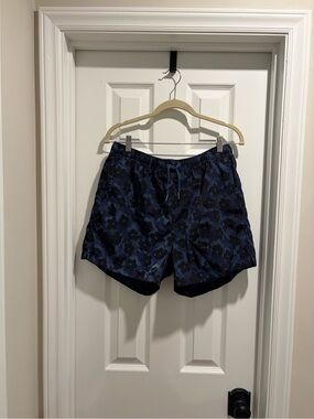 Men's CDLP Navy Floral Swim Trunks